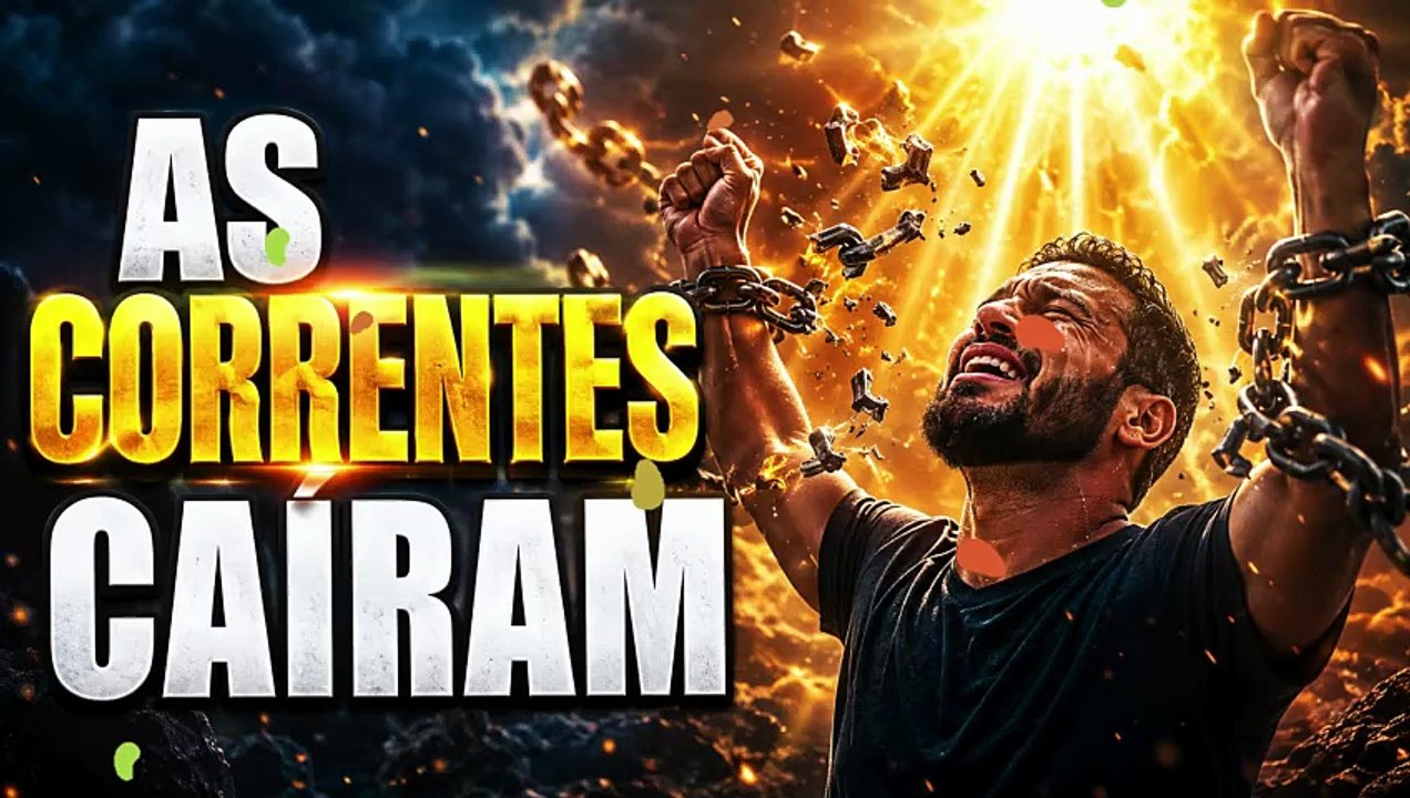 louvor de hoje AS CORRENTES CAÍRAM 🔥 Louvor Poderoso de Libertação e Vitória
