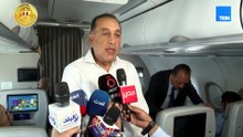 تصريحات لرئيس الوزراء على الطائرة المتوجهة إلى تنزانيا للمشاركة في افتتاح سد "جوليوس نيريري"