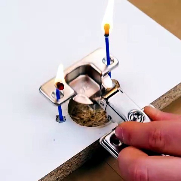 The perfect hack to fix a loose door hinge!