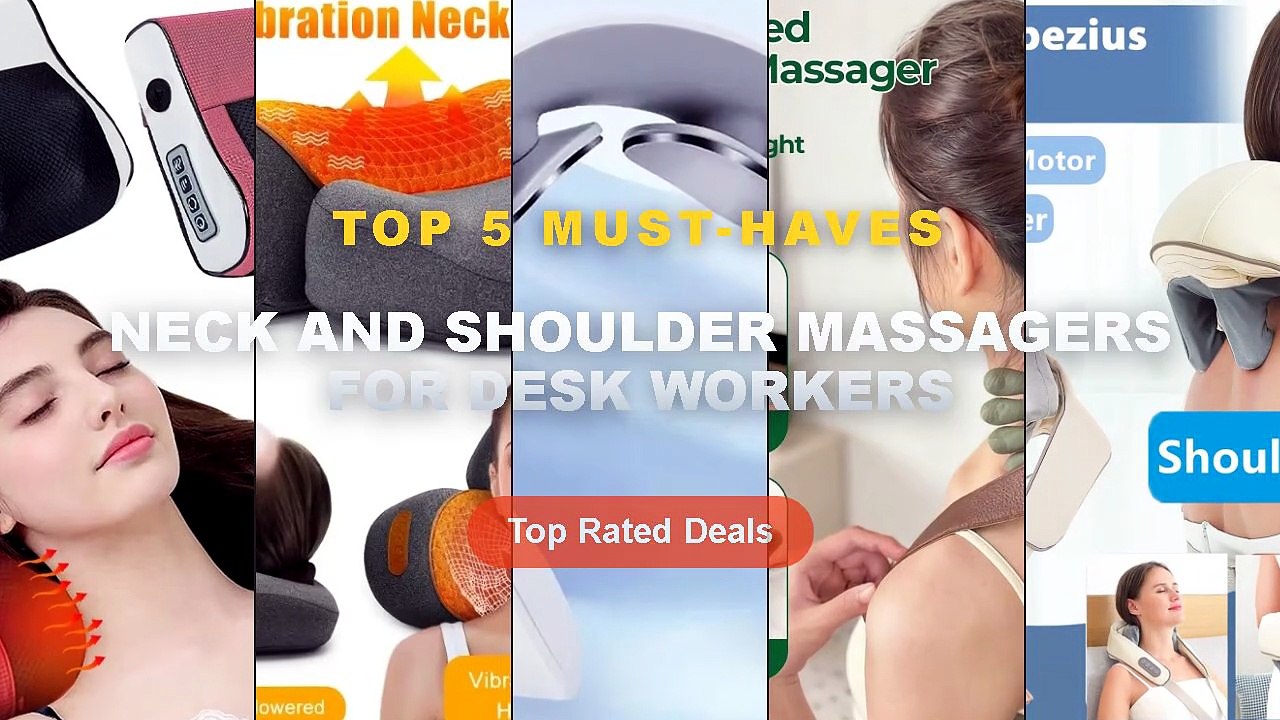 Best Neck And Shoulder Massagers For Desk Workers on AliExpress | Review - Foreverlily 26W Brushless Motor Neck And Shou...