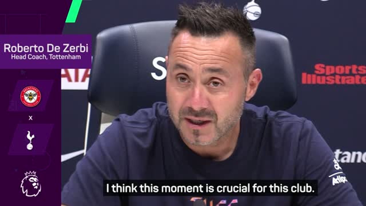 De Zerbi says Tottenham are being rebuilt to co...