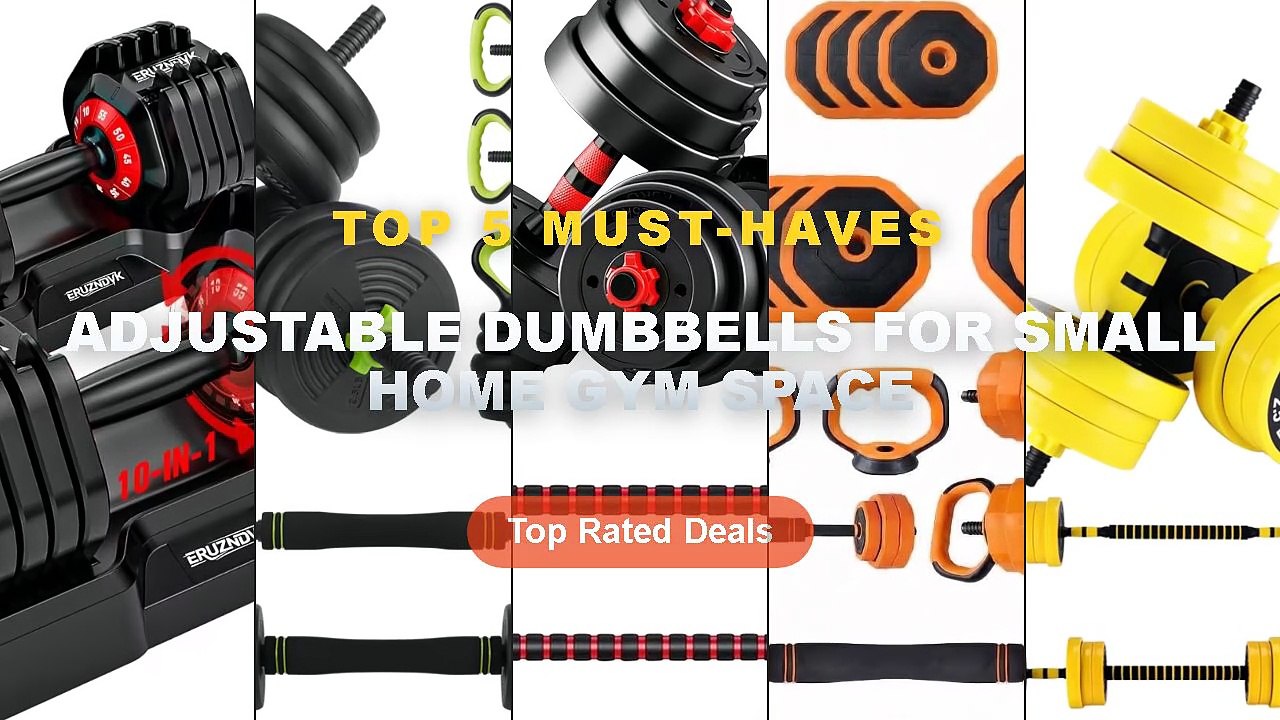 Amazing Adjustable Dumbbells For Small Home Gym...