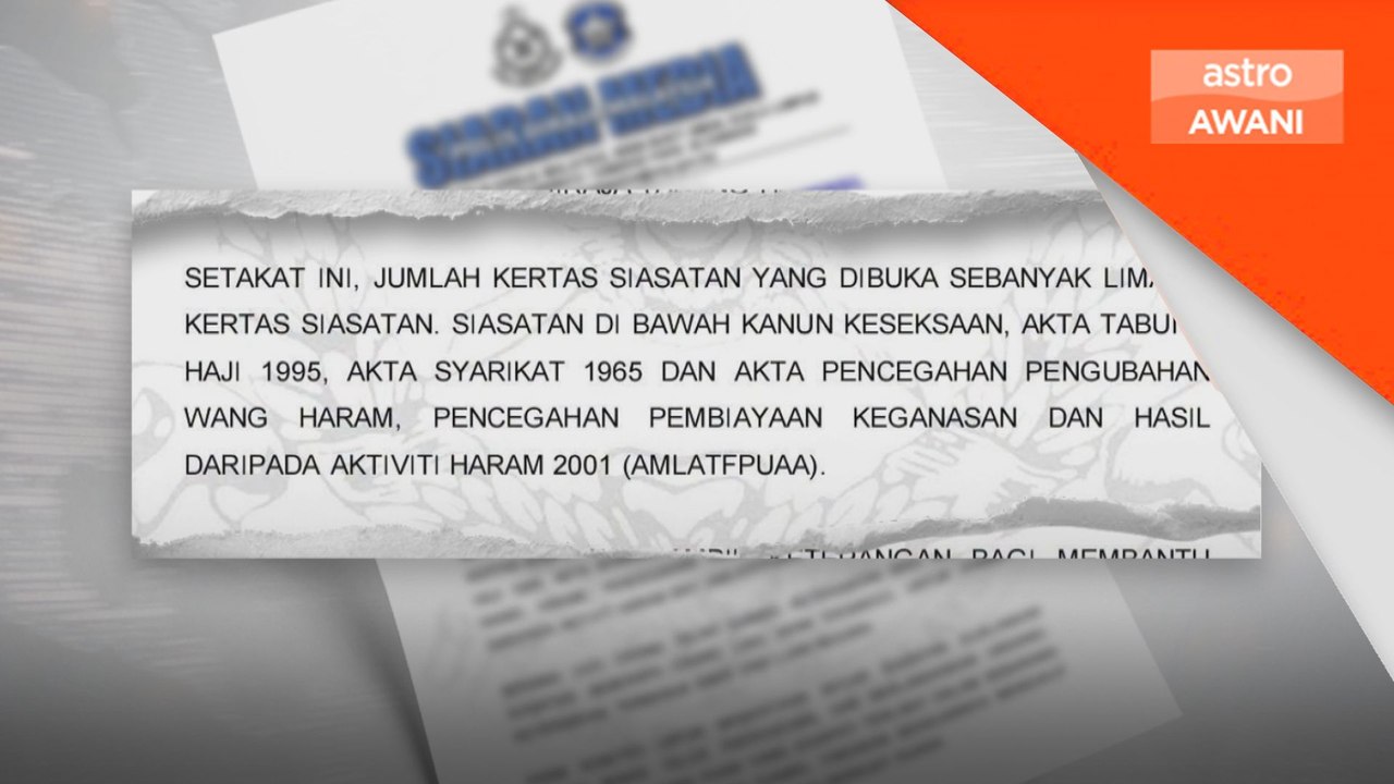 PDRM buka lima kertas siasatan kes TH, 127 diam...