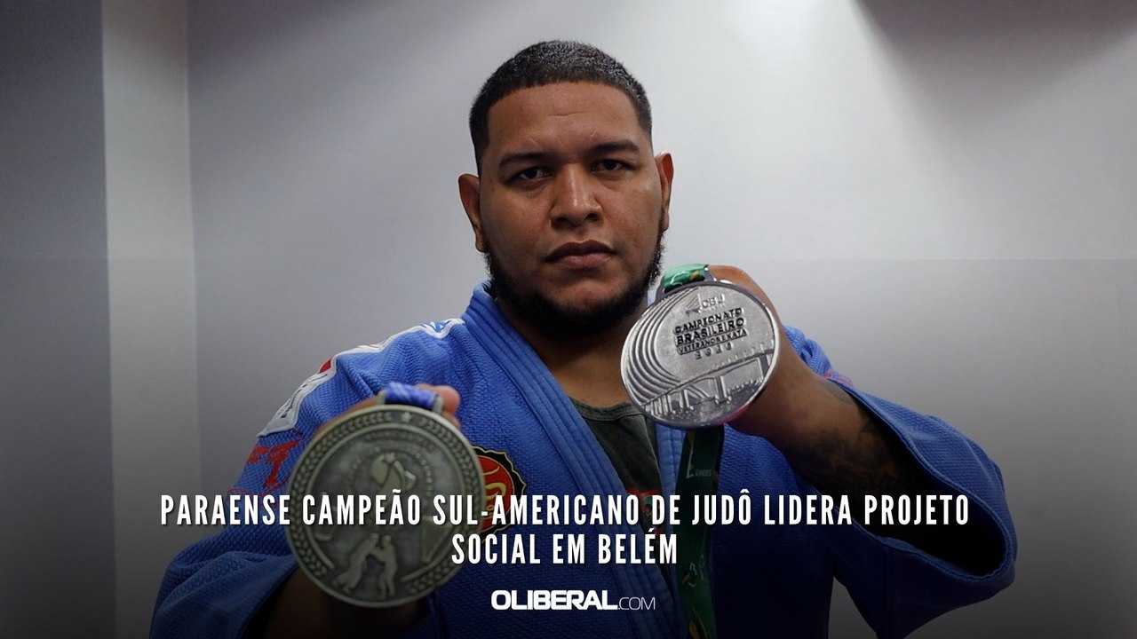 Paraense campeão sul-americano de Judô lidera projeto social em Belém