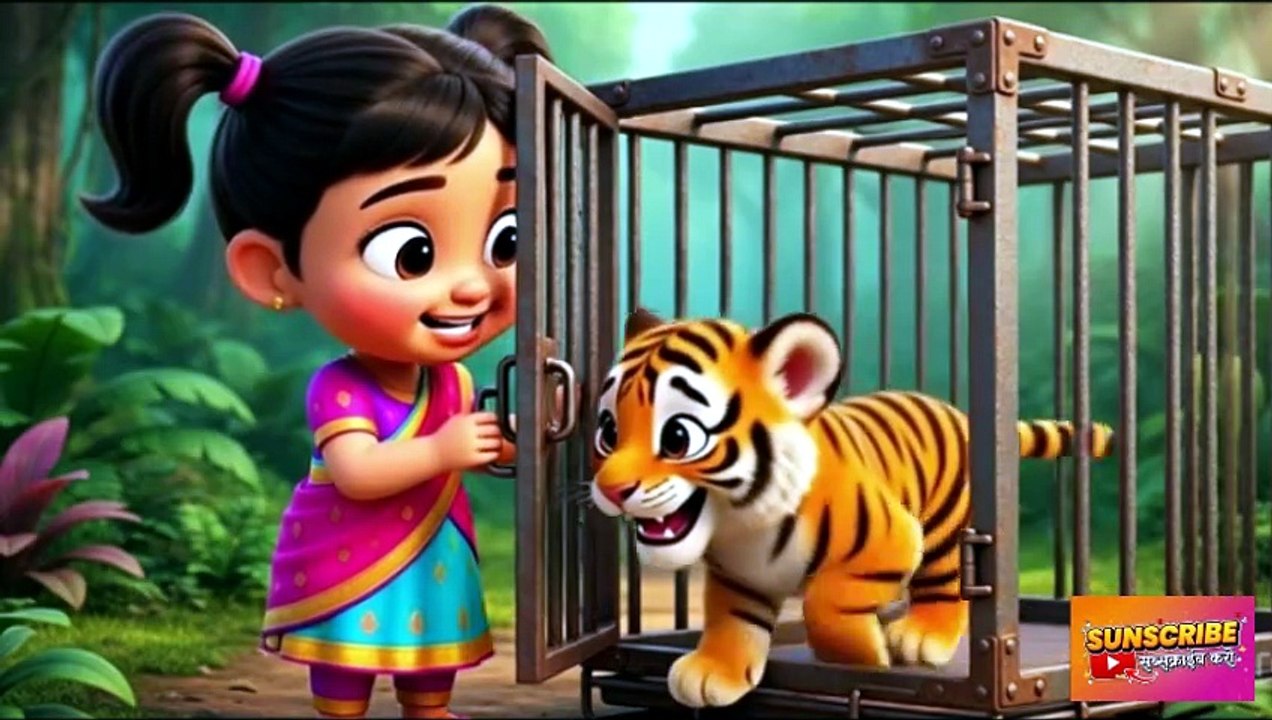 नैतिक कहानी बाघ ने लिया बदला, फिर लड़की के प्यार ने कर दिया कमाल! 😱❤️