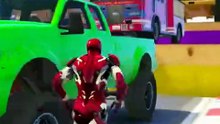 SPIDERMAN vs HULK INSANE BIKE PARKOUR! 😱🏍️ WHO WILL SURVIVE? #Shorts #Spiderman #Hulk #Parkour #GTA5
