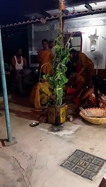 Indian village wedding day