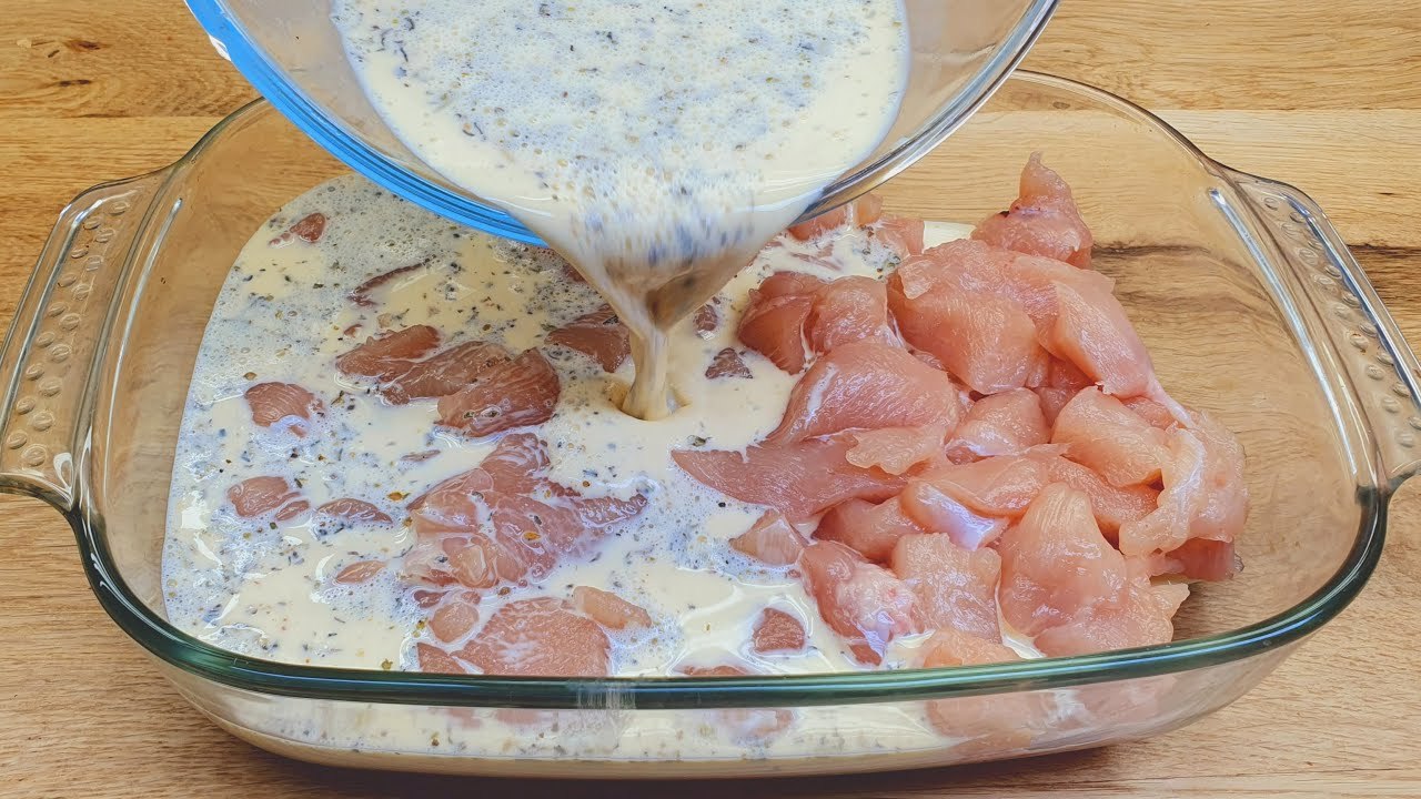 Leckeres Hähnchenfilet Rezept, das Sie so noch nicht gekocht haben. Sie werden es lieben!