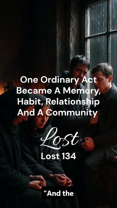 One Ordinary Act Became A Memory. Habit. Relationship And A Community [Lost 134]