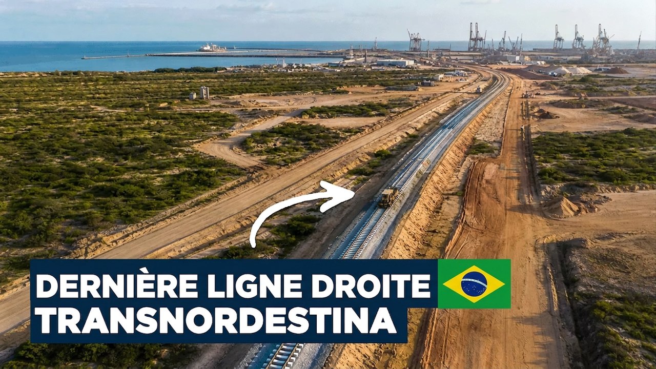 Transnordestina : la dernière ligne droite des travaux jusqu’au port de Pecém
