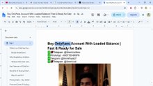 Best 02 WebSites To Buy OnlyFans Account With Balance — Information