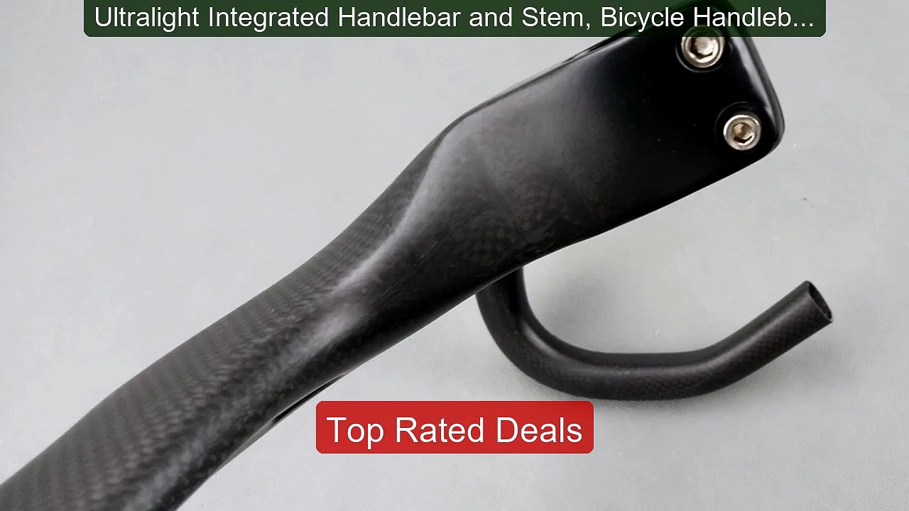 Ultralight Integrated Handlebar and Stem, Bicyc...