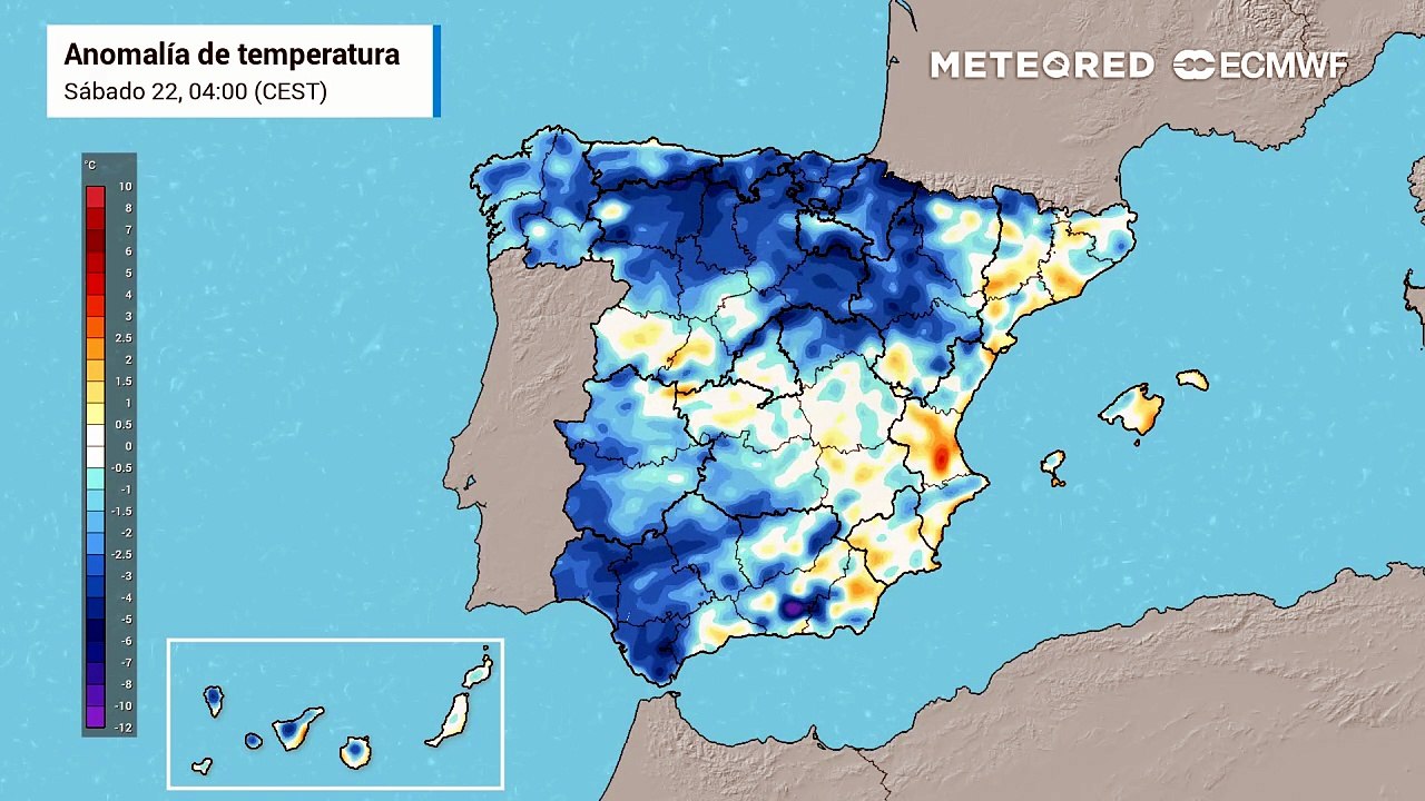 Temperaturas para los próximos días
