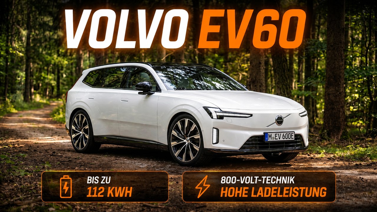 2028 Volvo EV60 – Virtuelle Kombi-Zukunft mit 800-Volt-Technik