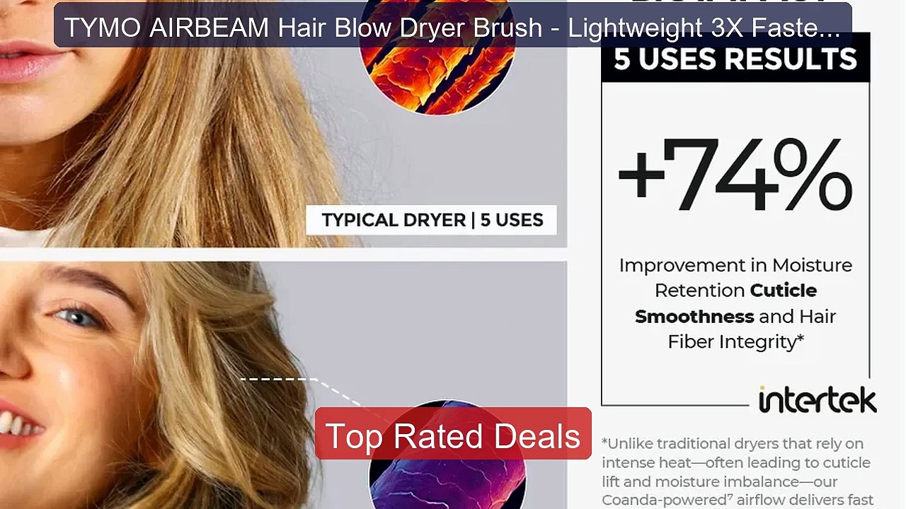 TYMO AIRBEAM Hair Blow Dryer Brush - Lightweight 3X Faster Drying ... -- Best Deal 2026 | Shop Now!
