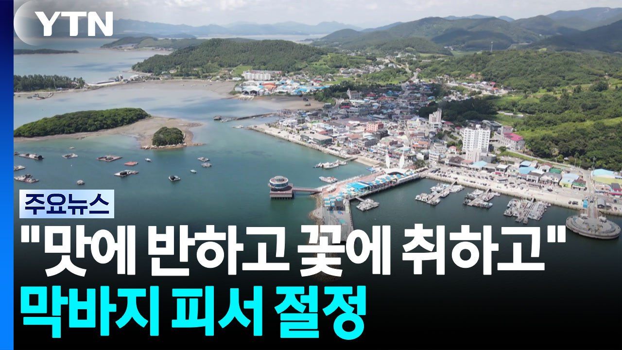 "맛에 반하고 꽃에 취하고"...막바지 피서 절정 / YTN