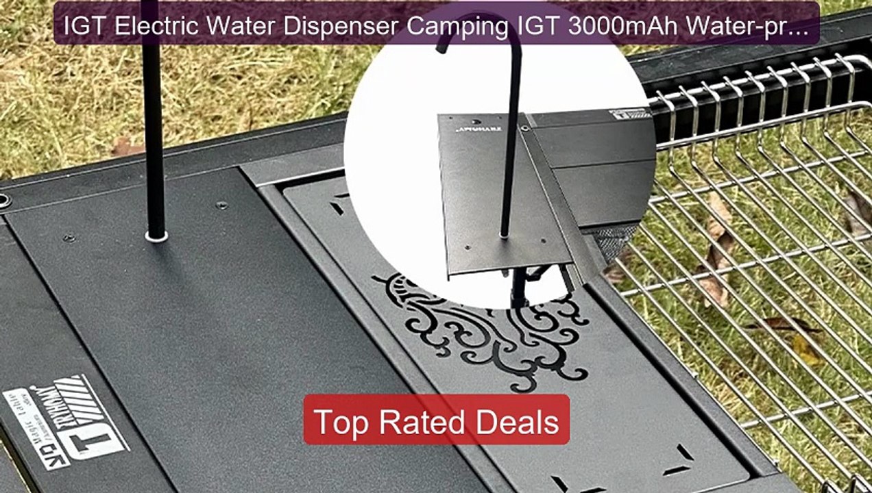 IGT Electric Water Dispenser Camping IGT 3000mAh Water-proo... -- Top Pick 2026 | Unbeatable Price!