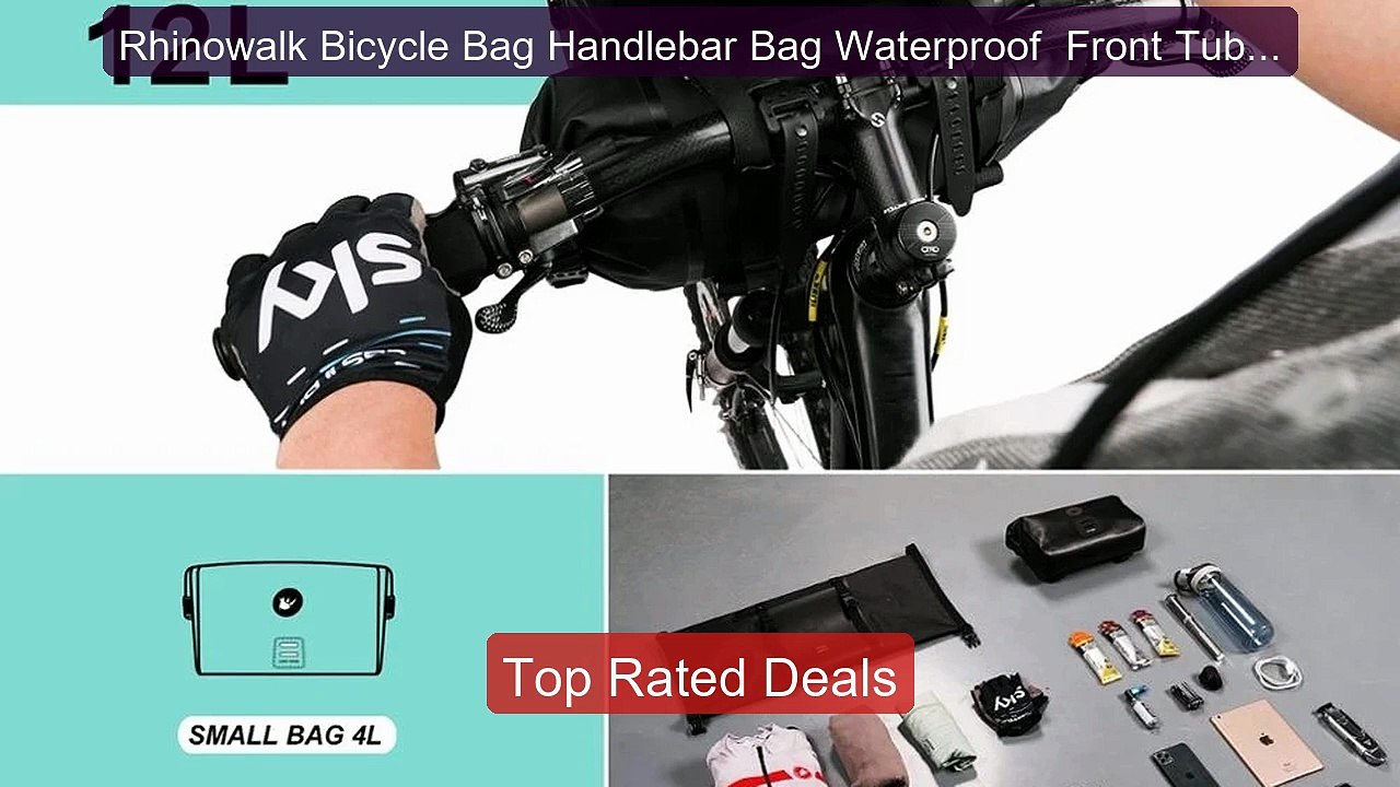 Rhinowalk Bicycle Bag Handlebar Bag Waterproof...