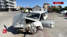 Karaman’da film sahnelerini aratmayan kaza: 4 yaralı