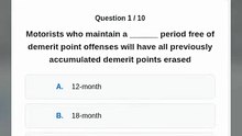 BTT Practice Question: Avoid Overtaking Near a Dip in the Road