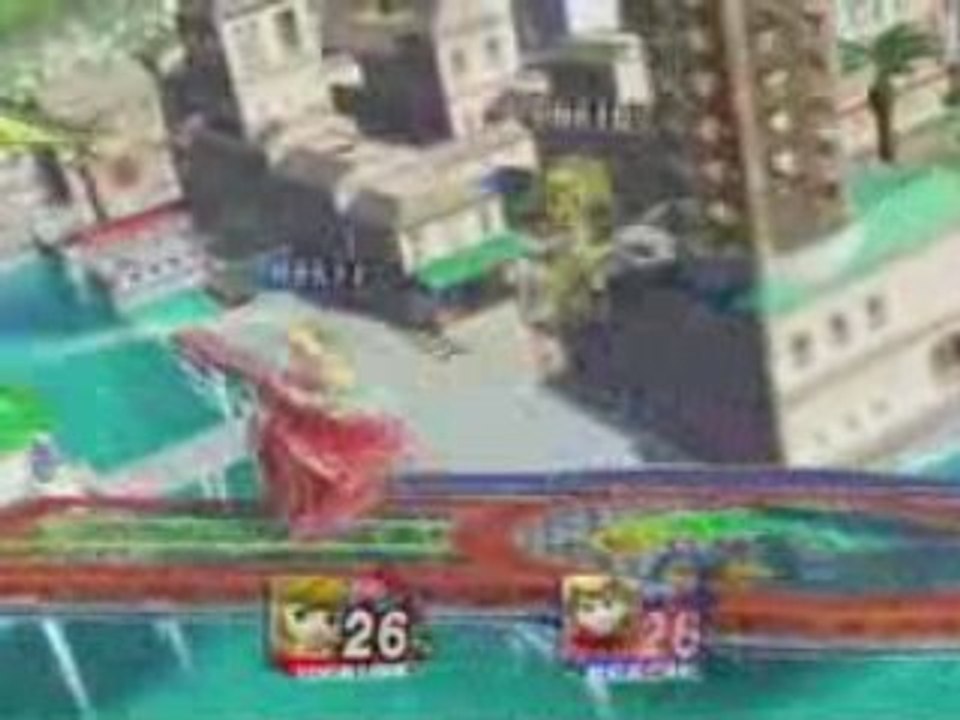 SSBB: Craig (Toon Link) vs LessThan (Peach)