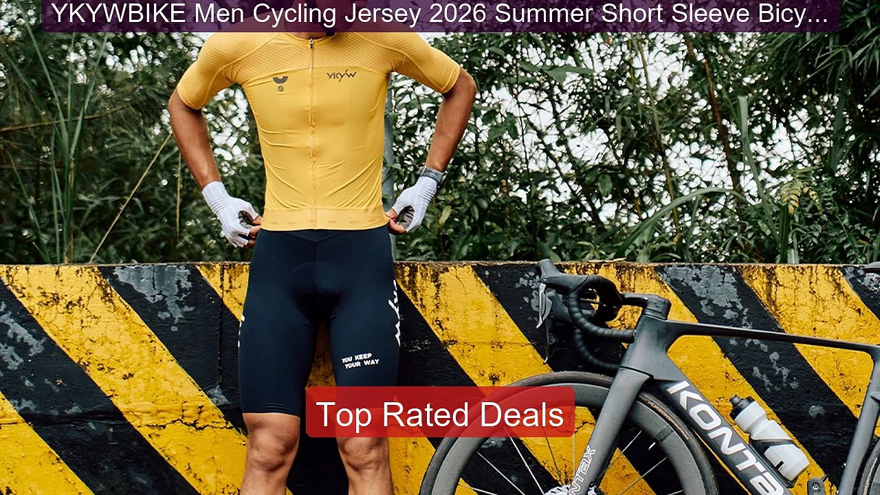 YKYWBIKE Men Cycling Jersey 2026 Summer Short Sleeve Bicycle Shirt ... -- Top Rated 2026 | Buy Now!