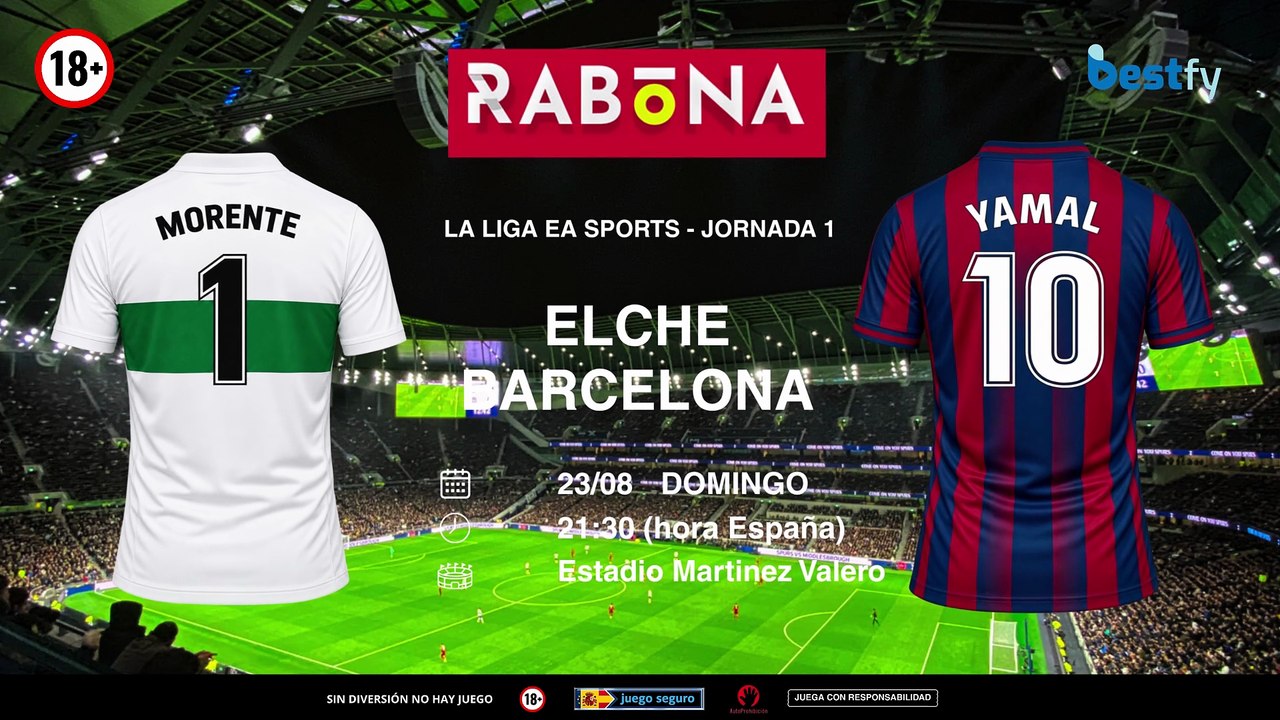 Sabrina Parley y las cuotas del Elche vs Barça