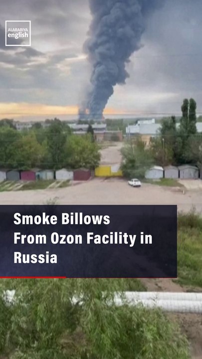 Smoke Billows From Ozon Facility in Russia