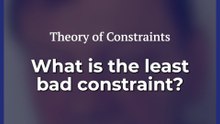 The best constraint (or the least bad) constraint