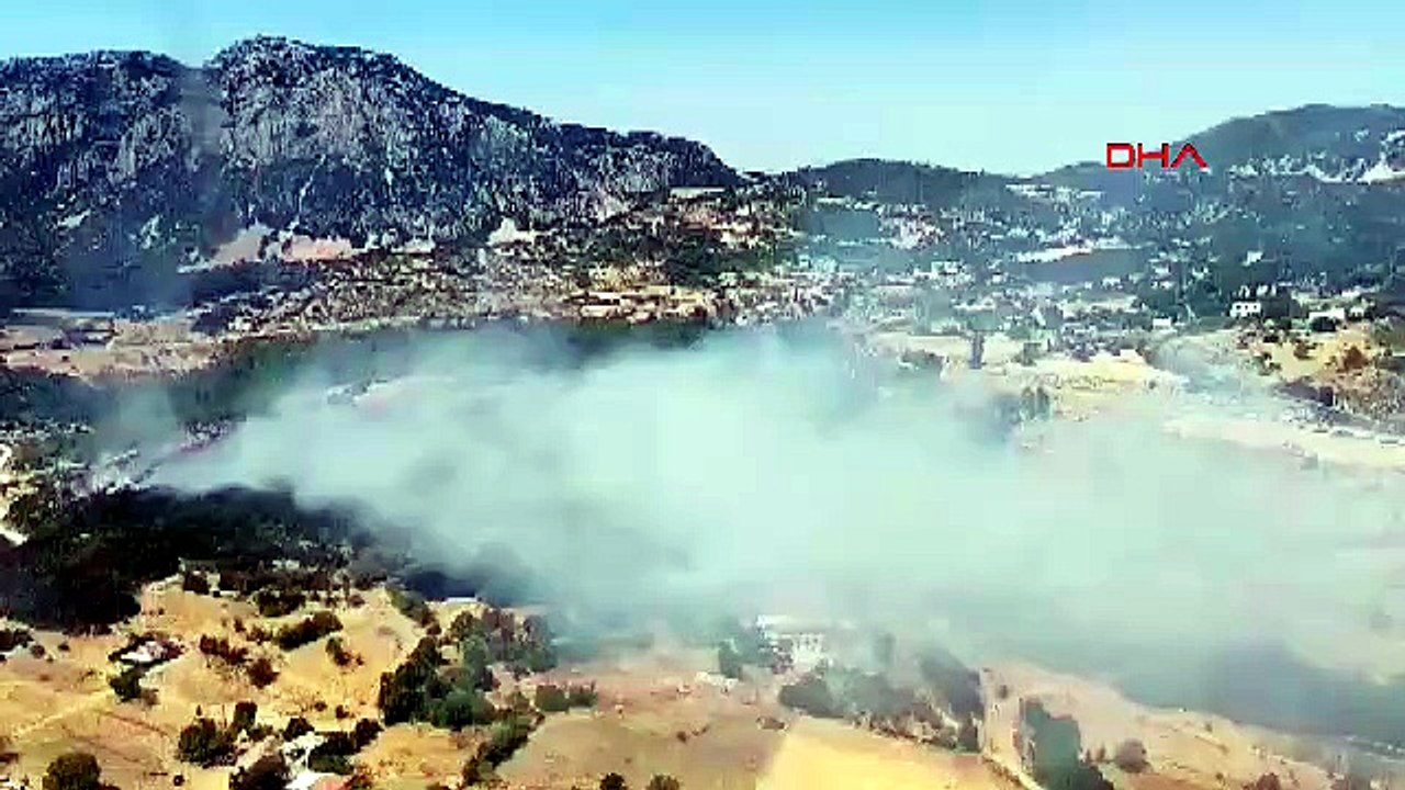 Antalya Kaş'ta orman yangını