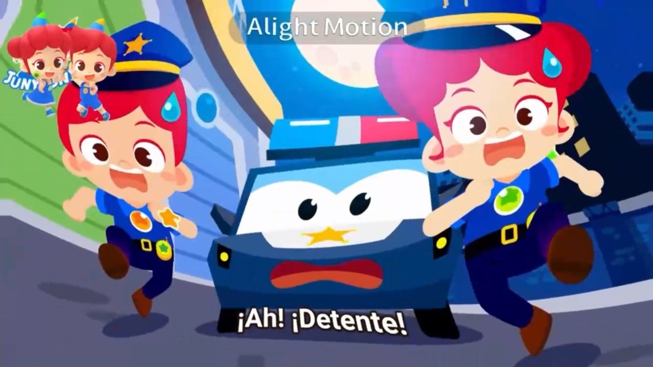 JIGGLY POLICÍAS Atrapemos al Ladrón Juny Tony Song #mianimation