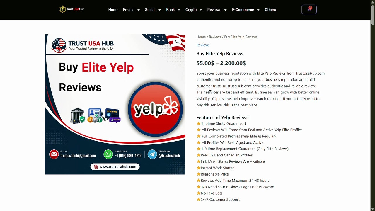 Buy Elite Yelp Reviews: Experience the power of customer reviews