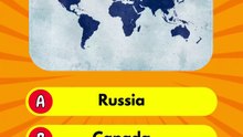 General Geography Quiz 🌍 | World's Largest Country & Great Barrier Reef