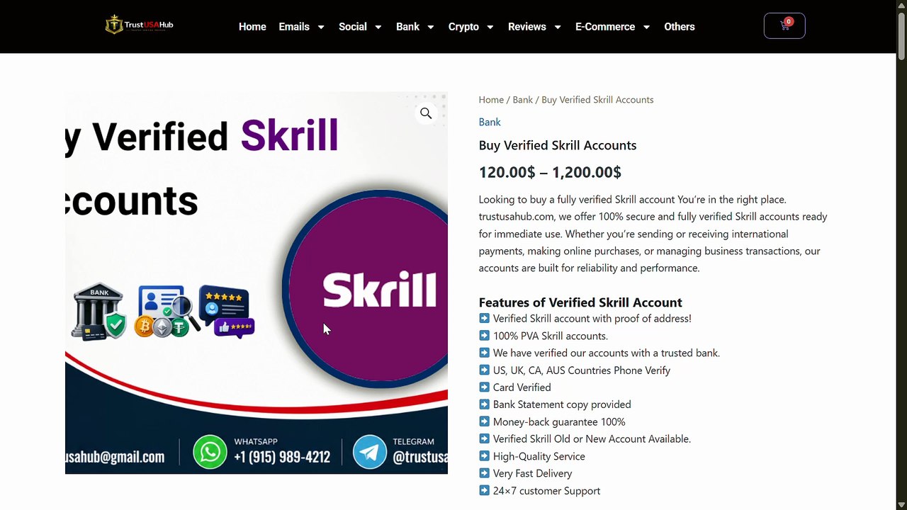 l Top 10 Trusted Platforms to Buy Verified Skrill Accounts