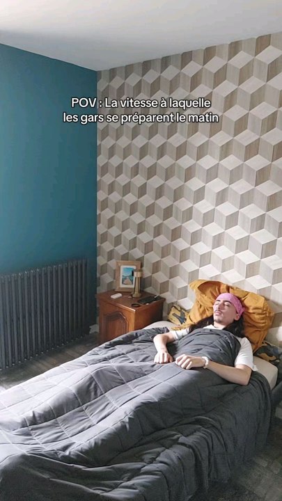 La vitesse à laquelle les gars se préparent le matin 😭