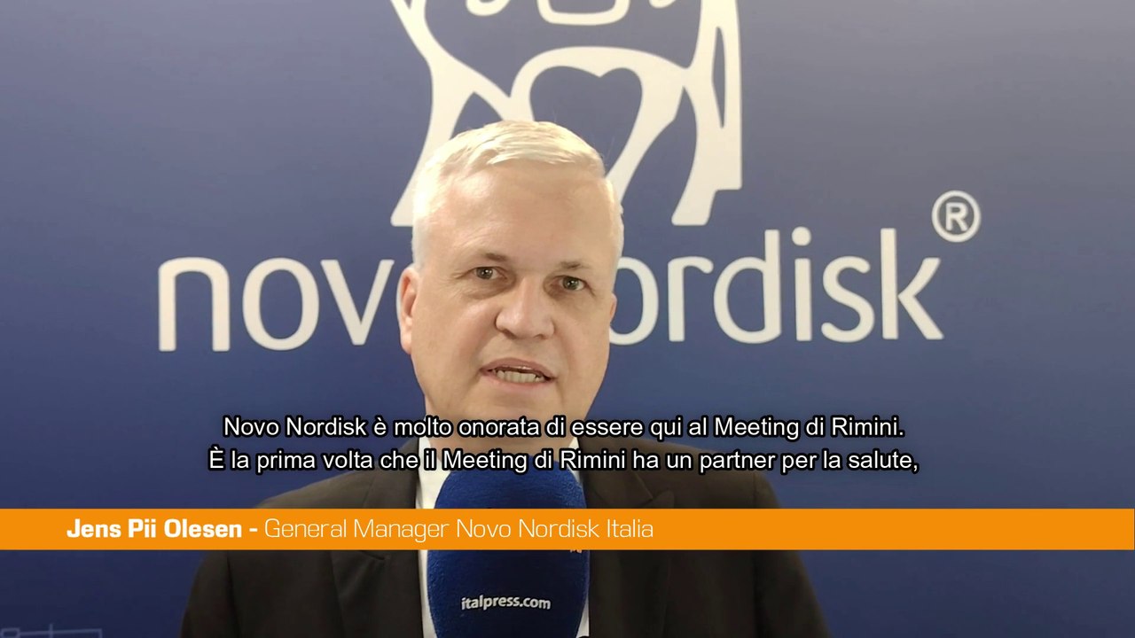 Novo Nordisk, Olesen "Al Meeting di Rimini focus sulla prevenzione"