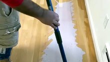 aplicando bona mega satin #cleantok #cleaning #qualityflooring #woodworking #tips #diy #wood #home