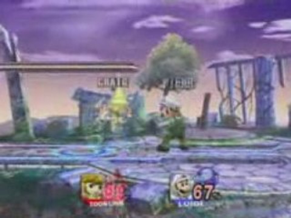 SSBB: Craig (Toon Link) vs LessThan (Luigi)
