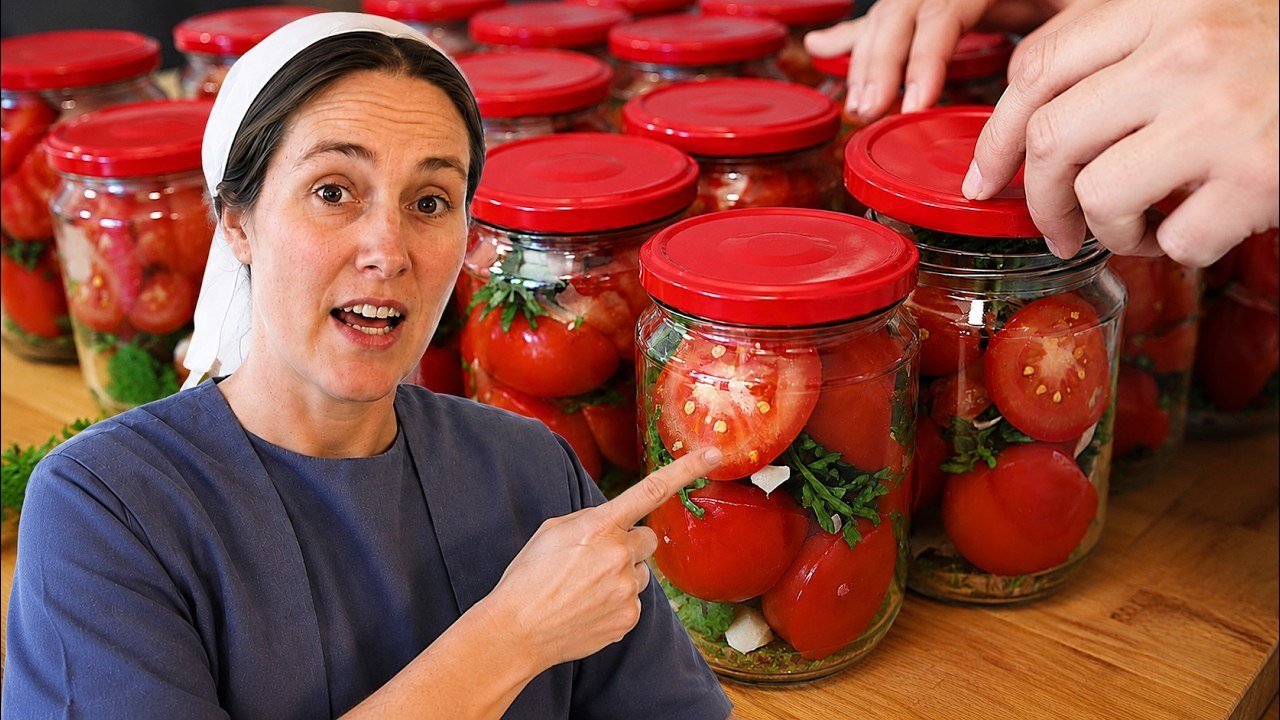 How to Preserve Fresh Tomatoes in Jars for Winter — No Fridge Needed!