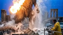 Godzilla_breathes_fire_on_tsunami | Behind the scene AI