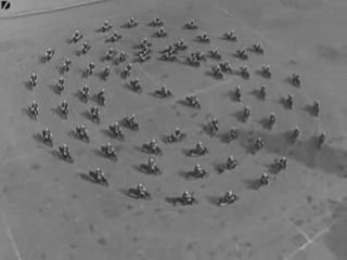 Excellent ballet de motards - police italienne