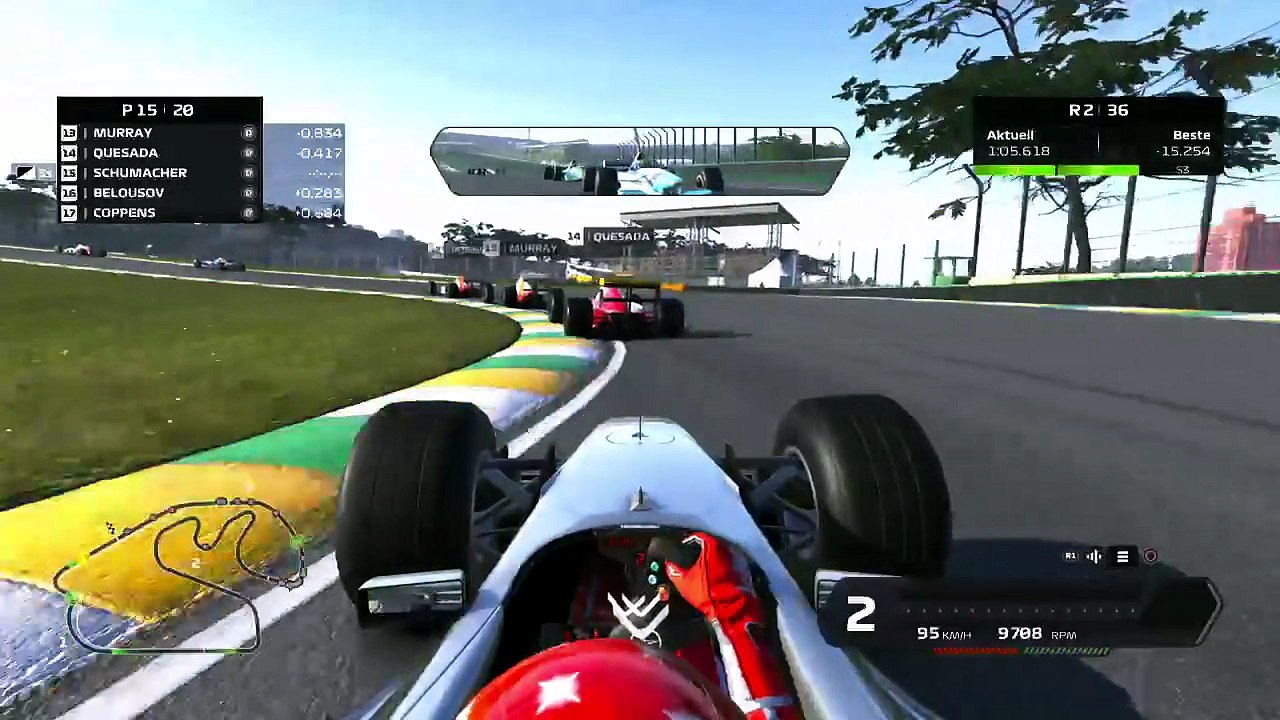 F1 1998 Großer Preis von Brasilien Rennen