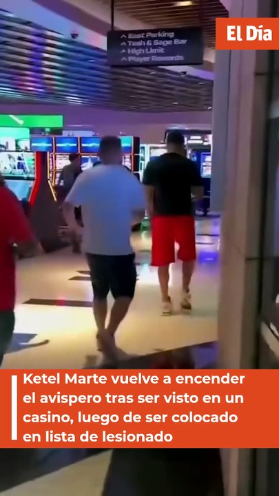 Ketel Marte vuelve a encender el avispero tras ser visto en un casino, luego de ser colocado en lista de lesionado