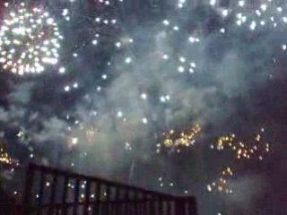 feu d artifice 13 juillet  2008 à bagnolet