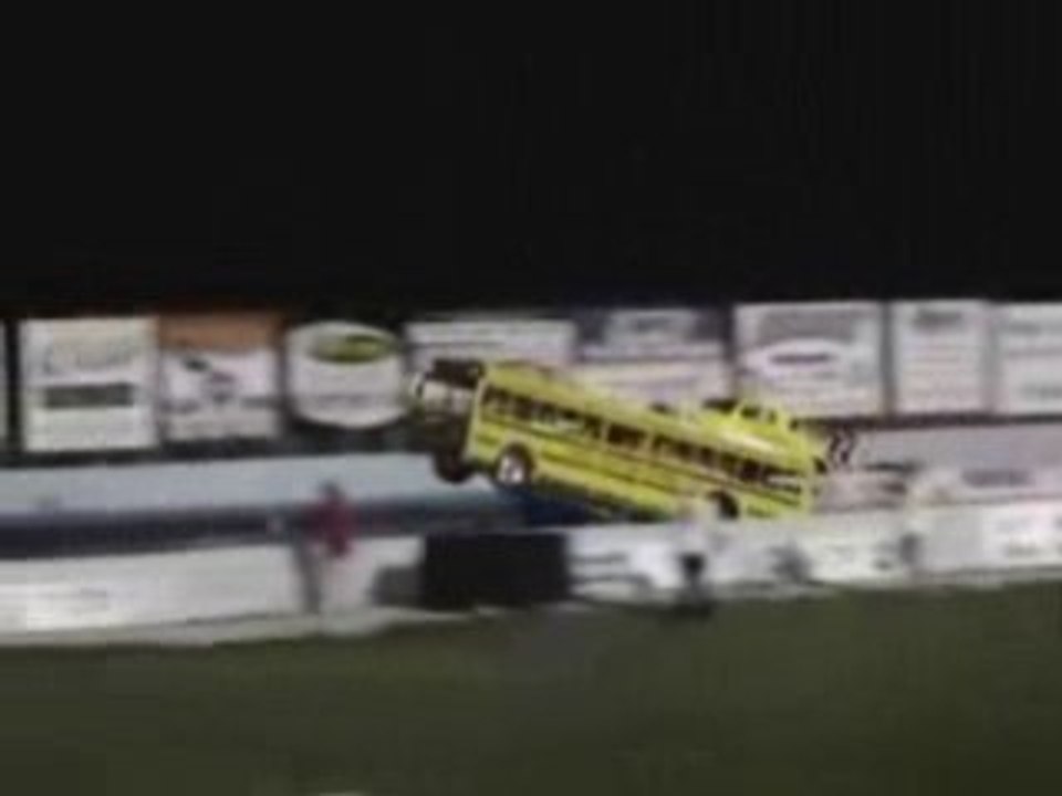 Bus Does A Wheelie