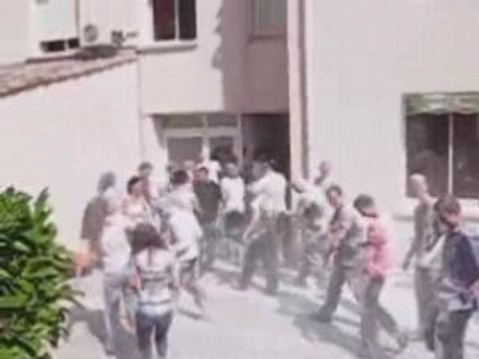 Water and Flour Photo Prank