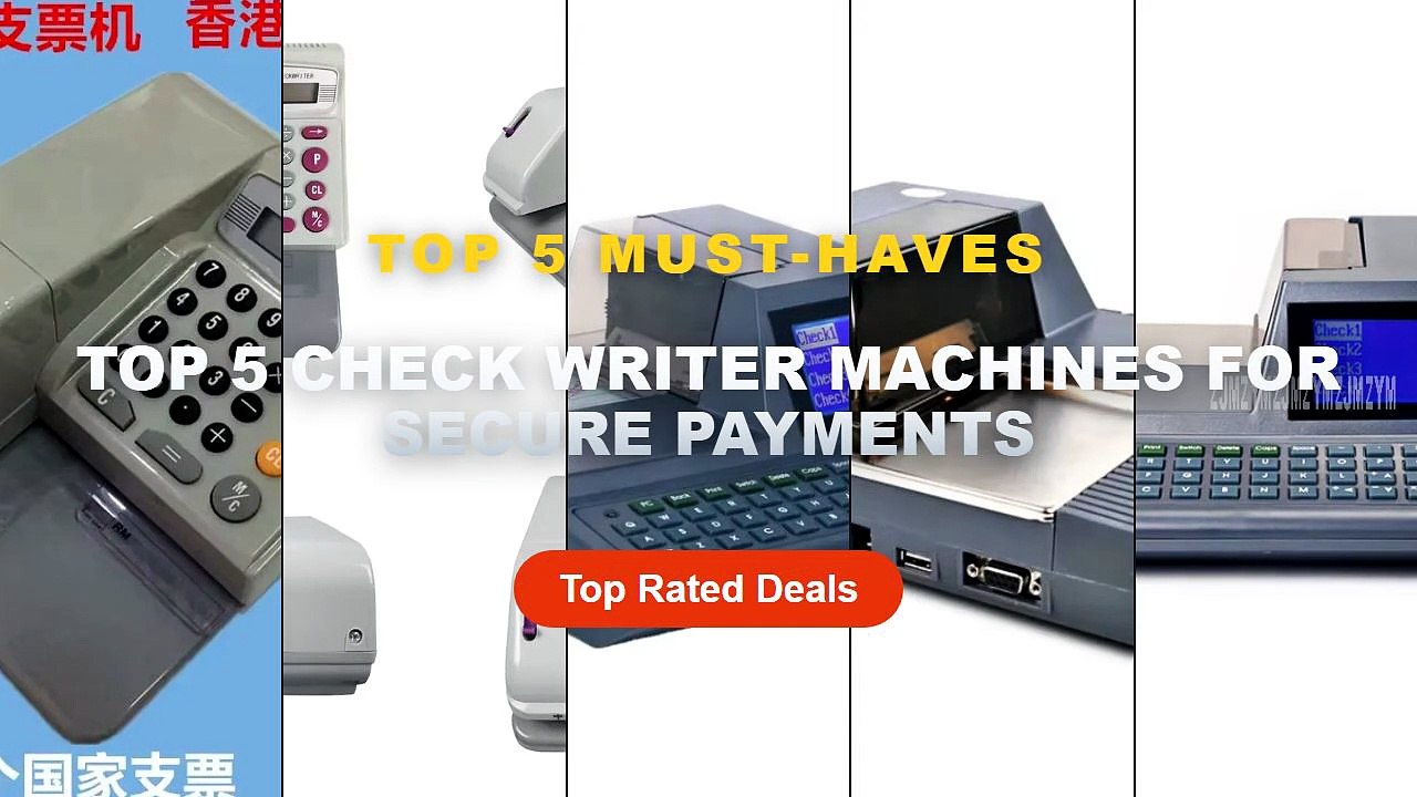 Top 5 Check Writer Machines For Secure Payments: Top 5 Best Sellers - Intelligent Automatic Full Keyboard Check Printing...
