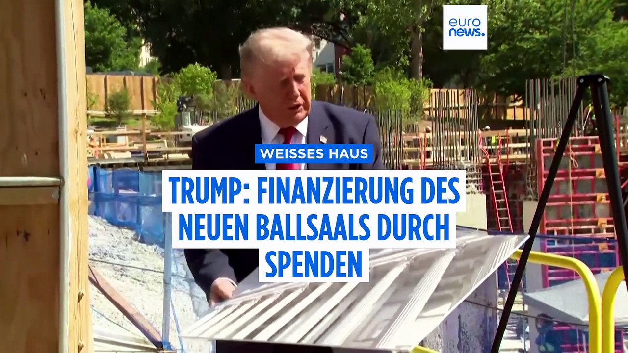 Neuer Ballsaal im Weißen Haus: Bau geht nach Gerichtsurteil weiter