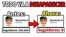 ¡Vas a perder seguidores en Roblox!