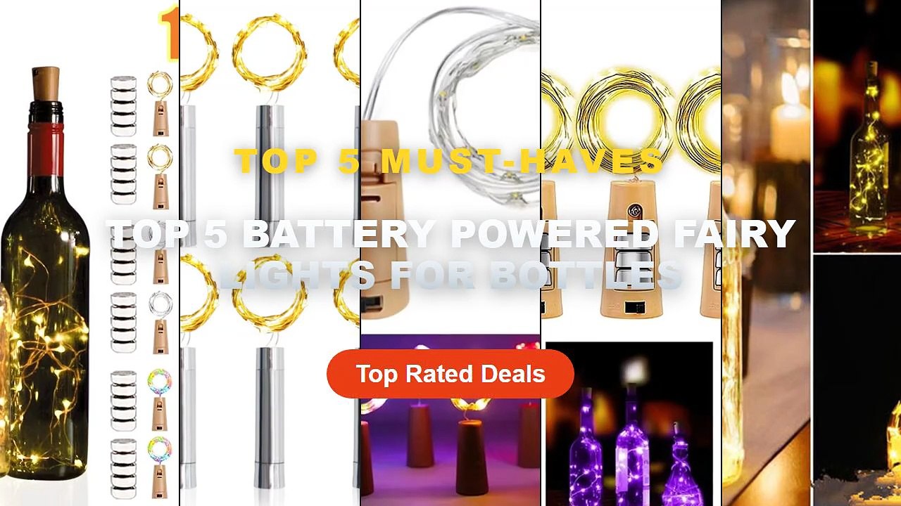 Top 5 Battery Powered Fairy Lights For Bottles:...